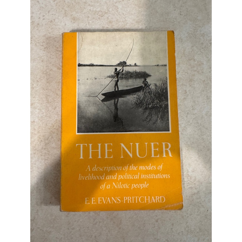 The Nuer E.E. Evans-Pritchard Oxford‎ University Press 1978 Anthropology Book